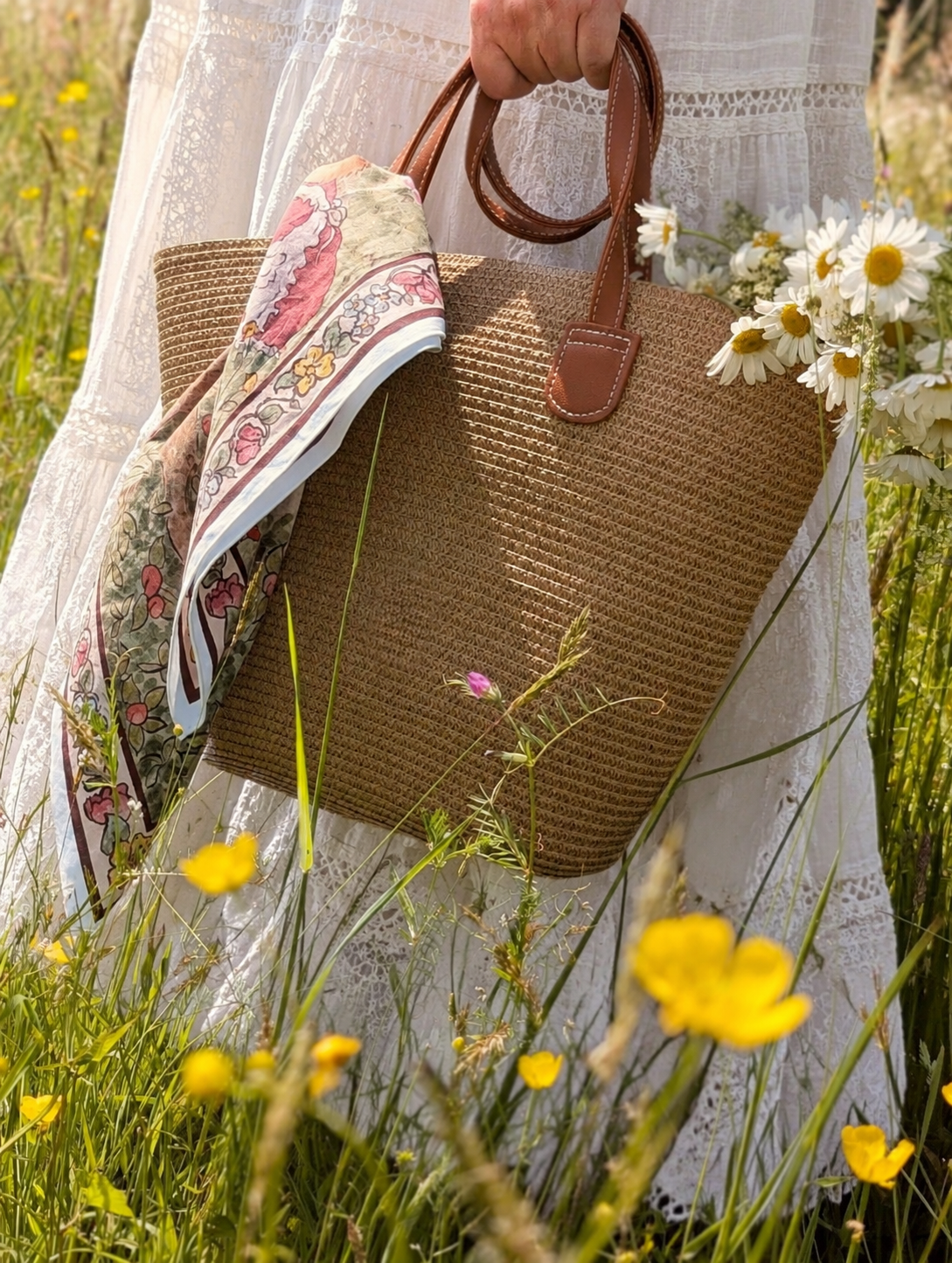 Bandana illustré “Sous le pêcher” — Cosy Del Cottage