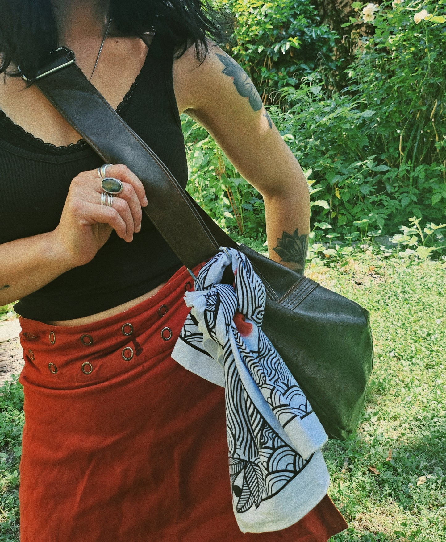 Bandana illustré “Je te vois” — Anouck Ferri