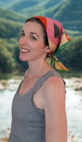 Bandana en coton "Summer Charms" par Paper Flâneur
