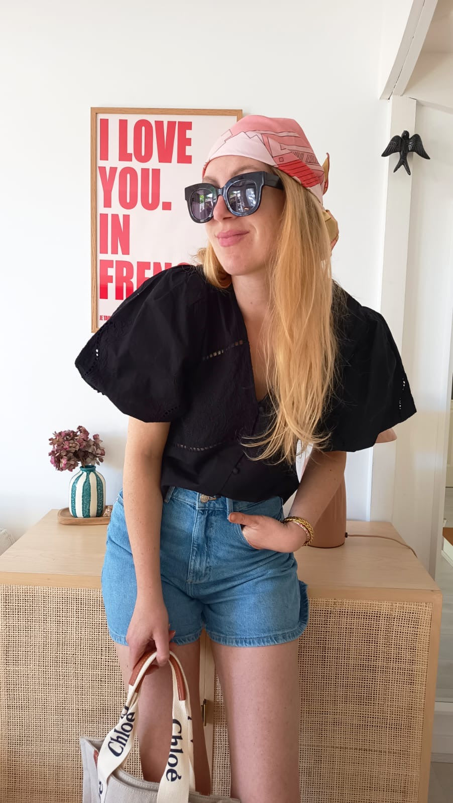 [ARCHIVE disponible] Bandana en coton "Paloma" par Angéline Mélin