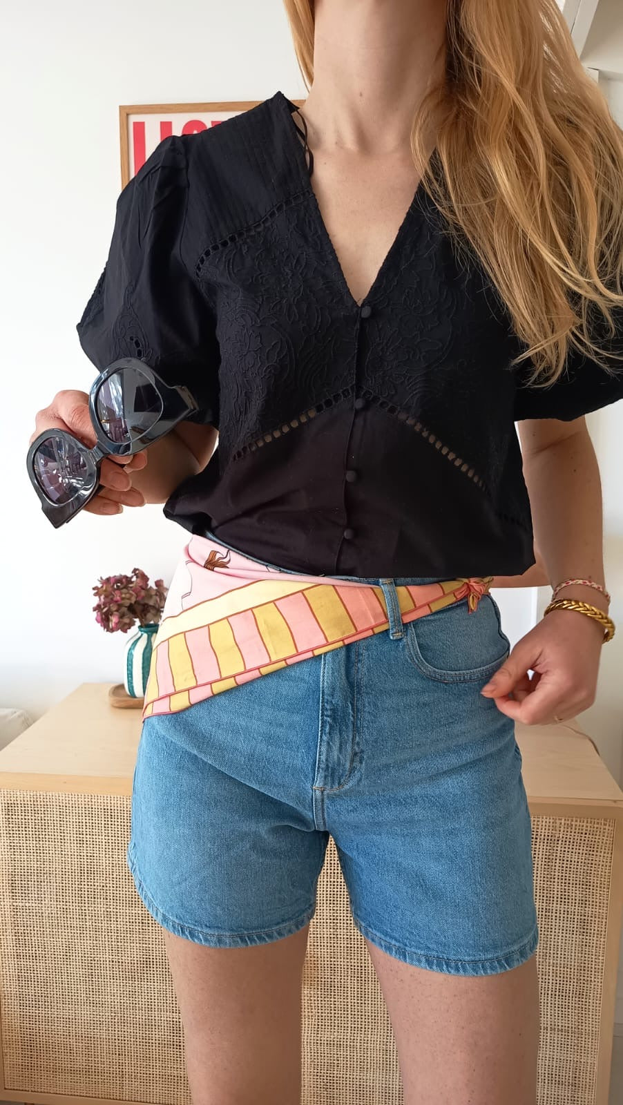 [ARCHIVE disponible] Bandana en coton "Paloma" par Angéline Mélin