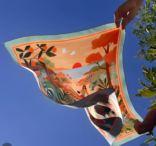 Carré de Soie "DOLCE VITA" (68x68cm)