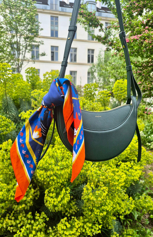 [ARCHIVE disponible] Bandana en coton "Lune Rouge" par Virginie Cochet