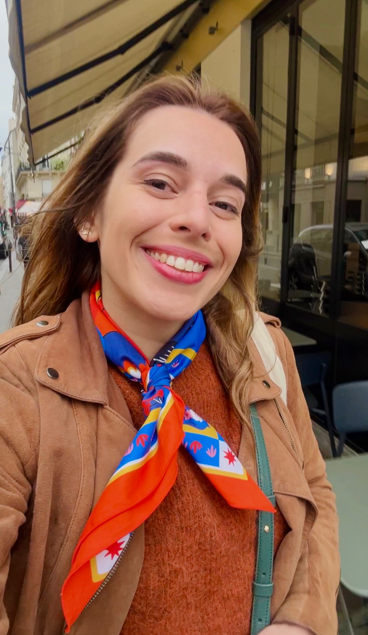 [ARCHIVE disponible] Bandana en coton "Lune Rouge" par Virginie Cochet