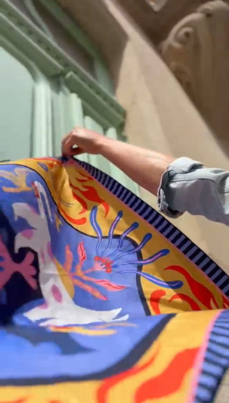 Bandana illustré “Balade sauvage” — Lolo Limoncello