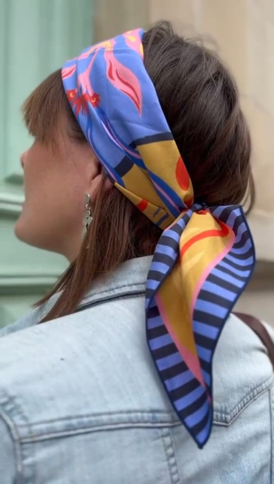 Bandana illustré “Balade sauvage” — Lolo Limoncello