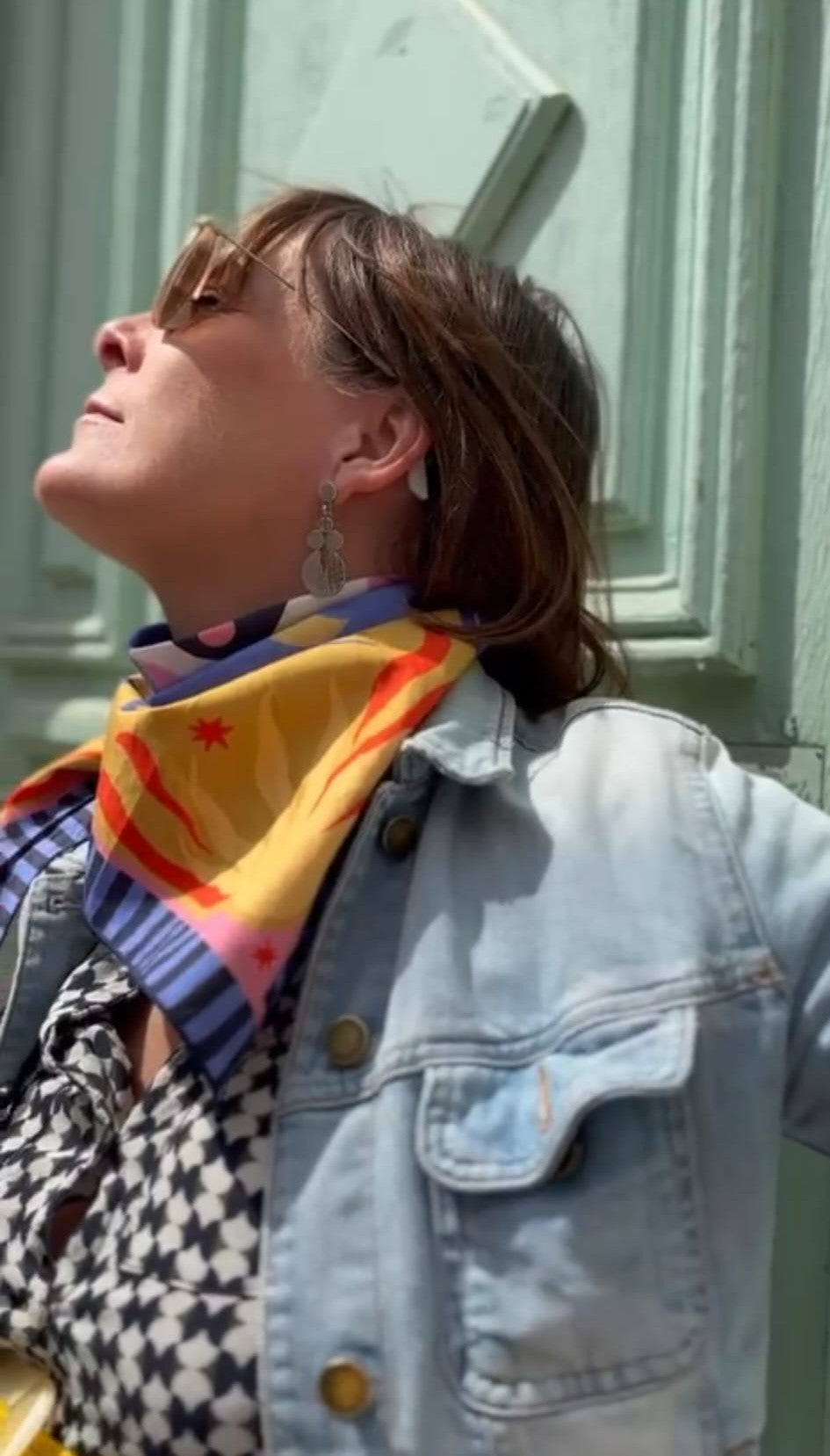 Bandana illustré “Balade sauvage” — Lolo Limoncello